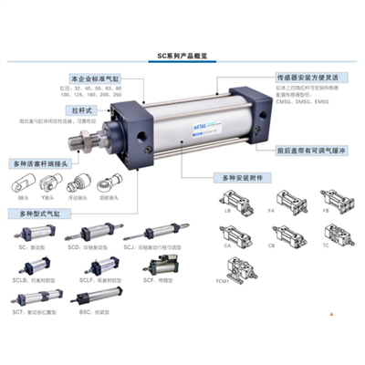 AIRTAC ცილინდრის შერჩევის სახელმძღვანელო
